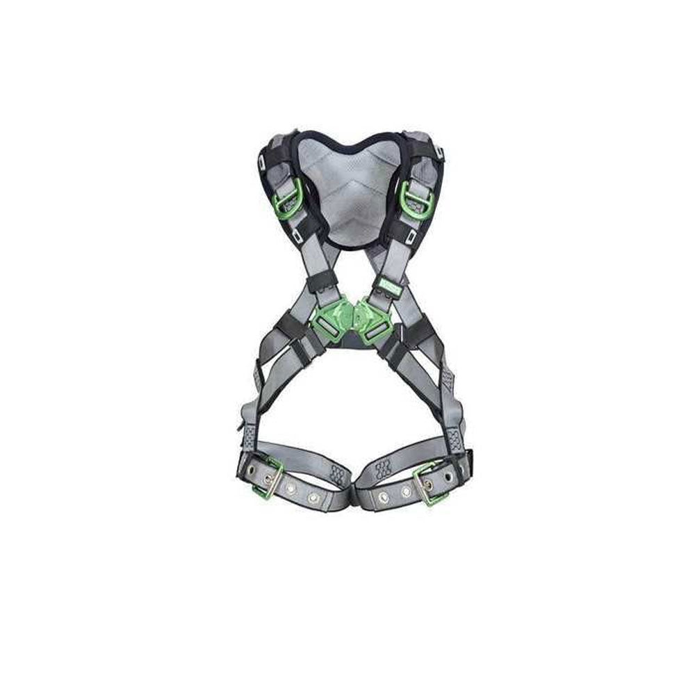 V-FIT Harness, Super Extra Large, Back, Chest & Hip D-Rings, Quick-Connect Leg Straps, Shoulder Padding