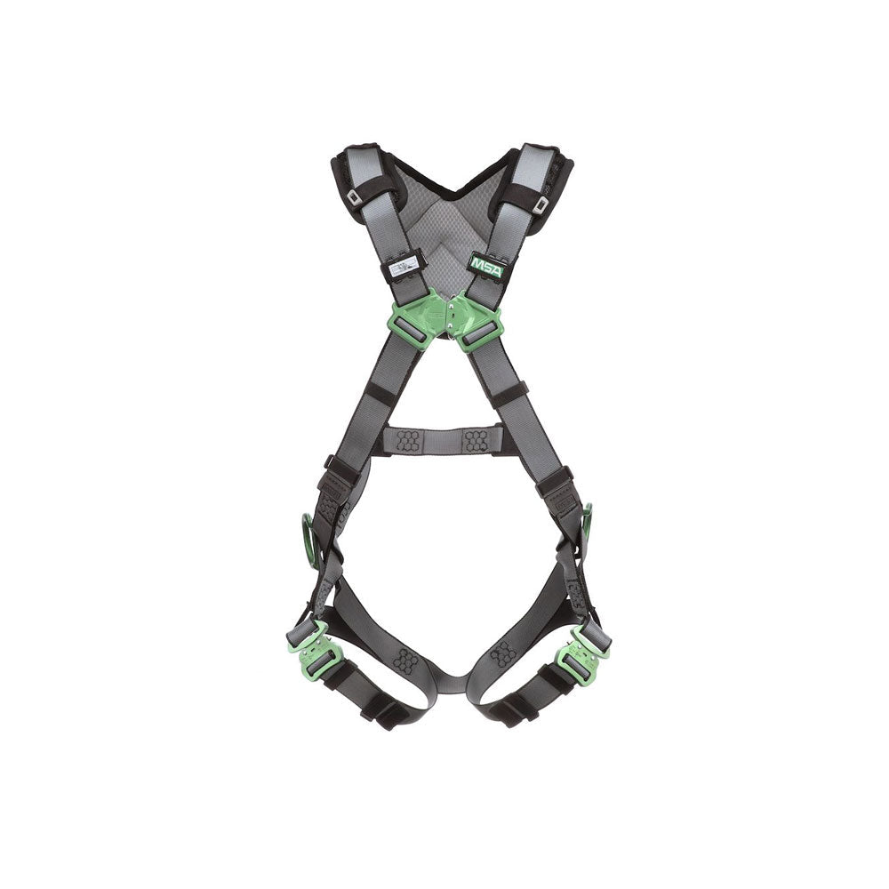 V-FIT Harness, Extra Large, Back & Hip D-Rings, Quick-Connect Leg Straps, Shoulder Padding