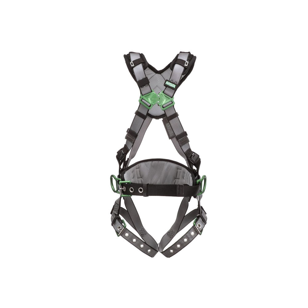 V-FIT Construction Harness, Extra Small, Back & Hip D-Rings, Tongue Buckle Leg Straps, Shoulder Padding