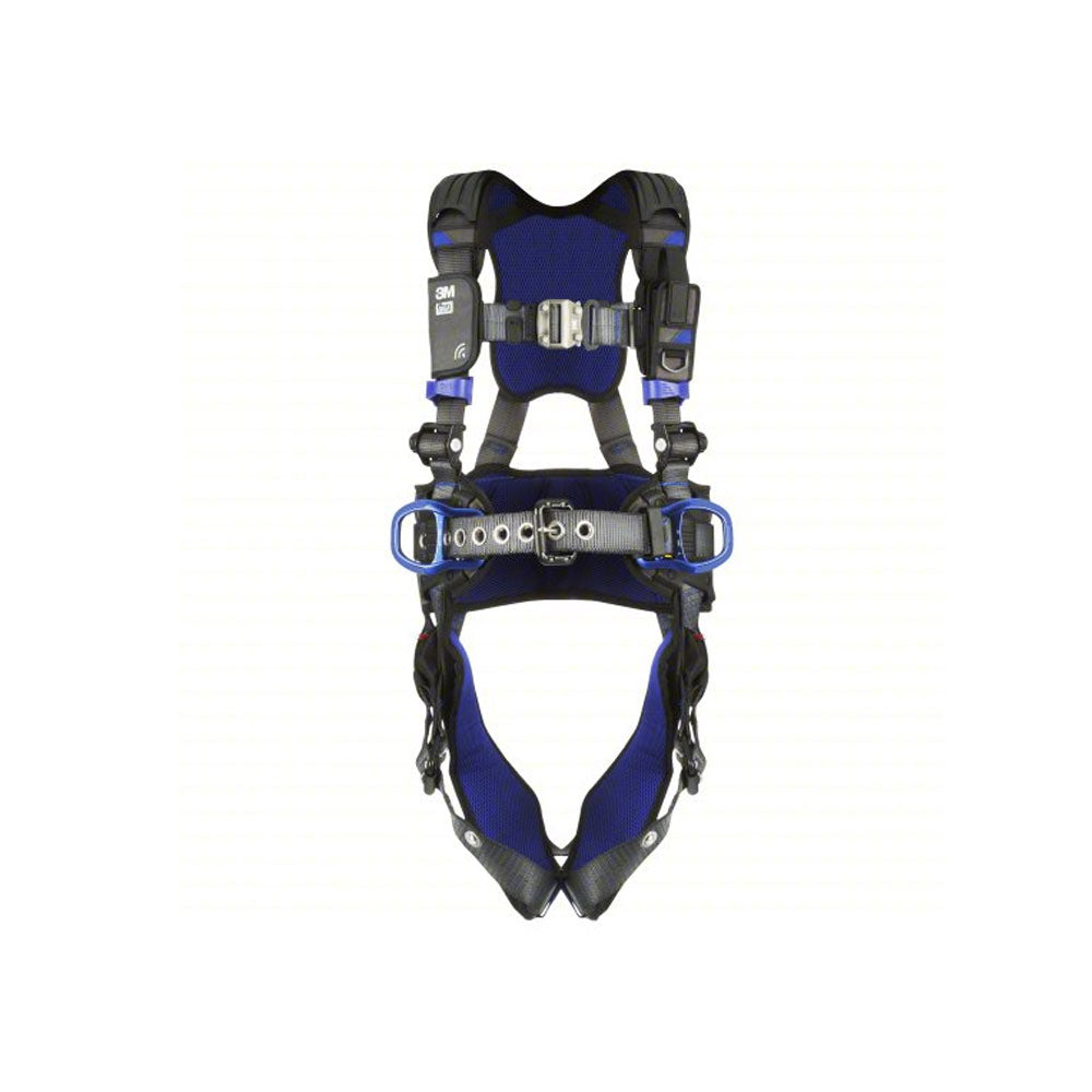 3M DBI-SALA Fall Protection Harness: Positioning, Vest Harness, Quick-Connect / Tongue, Revolver