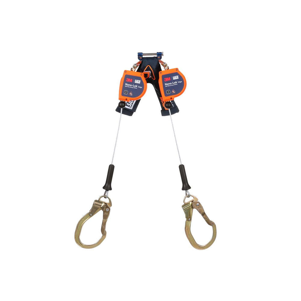 3M DBI-SALA Nano-Lok Edge Twin-Leg Personal 8-Foot Self-Retracting Lifeline