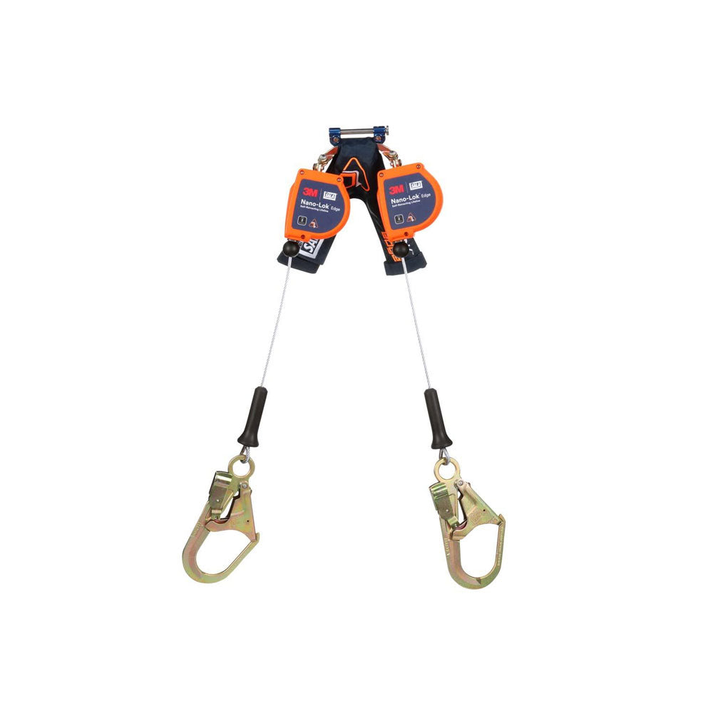 3M DBI-SALA Nano-Lok Twin-Leg Personal 7.3-Foot Self-Retracting Lifeline