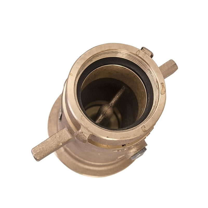 Akron Brass, Monitor Nozzle, Style 4450, Master Stream, Aquastream, 2.5” Female NYFD Swivel Inlet, 500 GPM  @ 100 PSI, (300 & 700 GPM Field Changeable Spacers Included), Brass Construction, FM Approved (44500001)