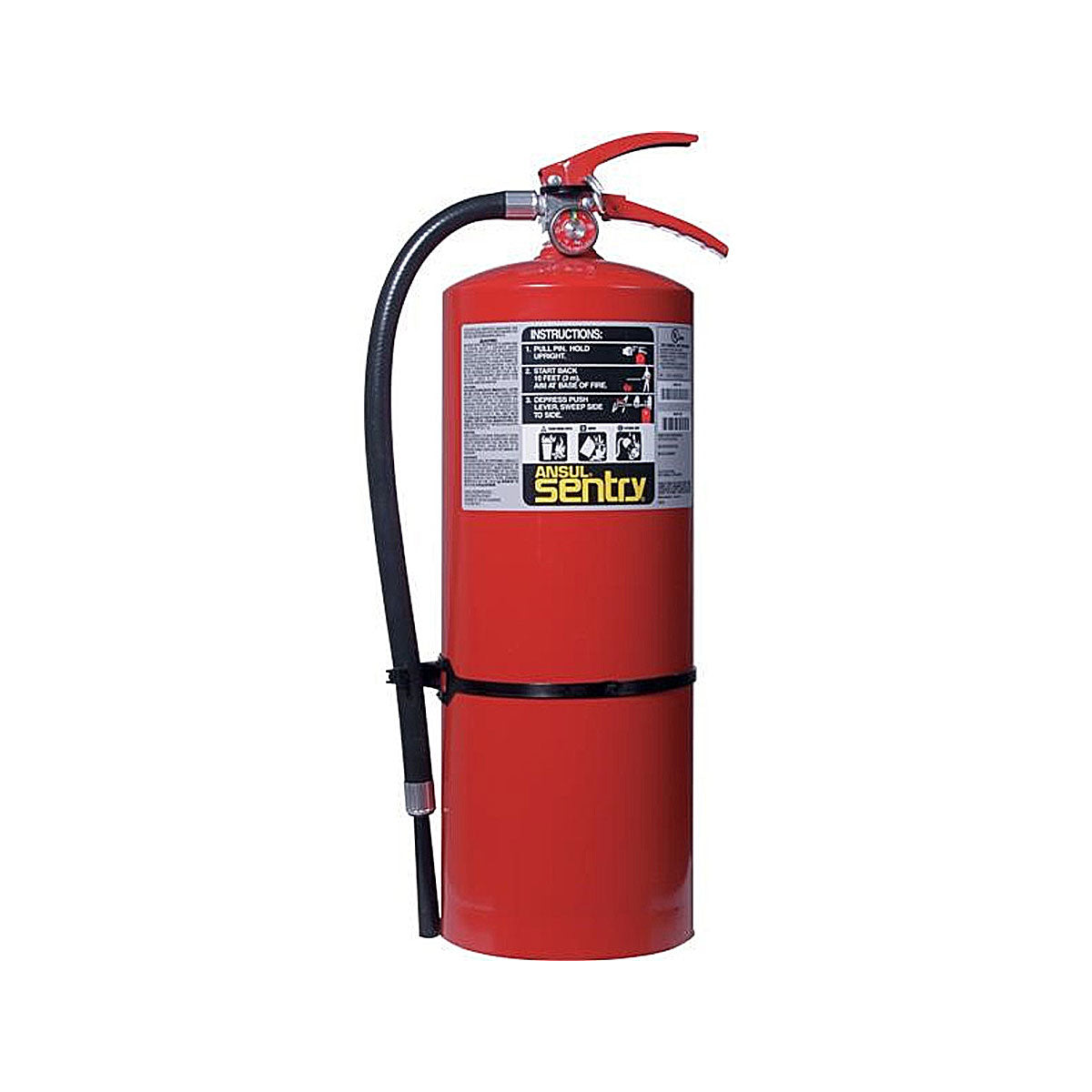 Fire Extinguisher, Red Line, Corrosion-Resistant Model CR-I-K-20-G, Purple-K Dry Chemical, Cartridge Operated, 20 lb., UL/ULC Rating: 80-B:C, Approvals: UL/ULC/FM/USCG**, (416316)