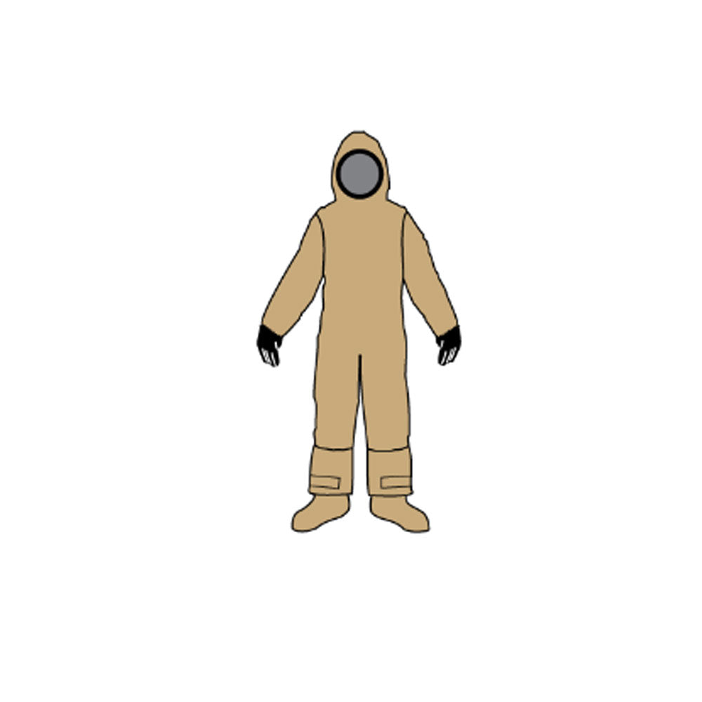 DuraChem® 500 NFPA 1990 (1994) Class 1 & 2 Certified Vapor Non Encapsulating Suit