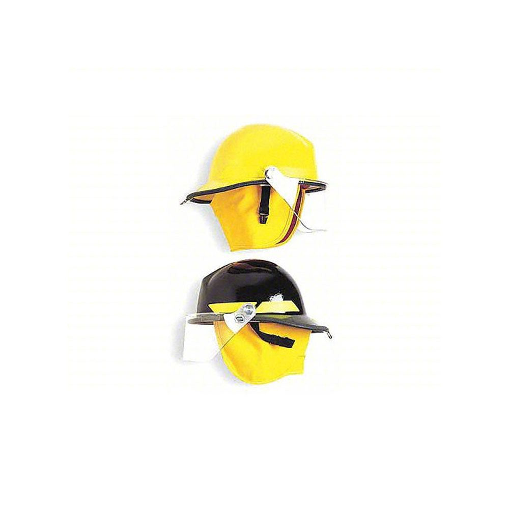 BULLARD Fire Helmet,Yellow,Modern: 6-1/2 to 8 Fits Hat Size, Fiberglass, 6 pt Ratchet