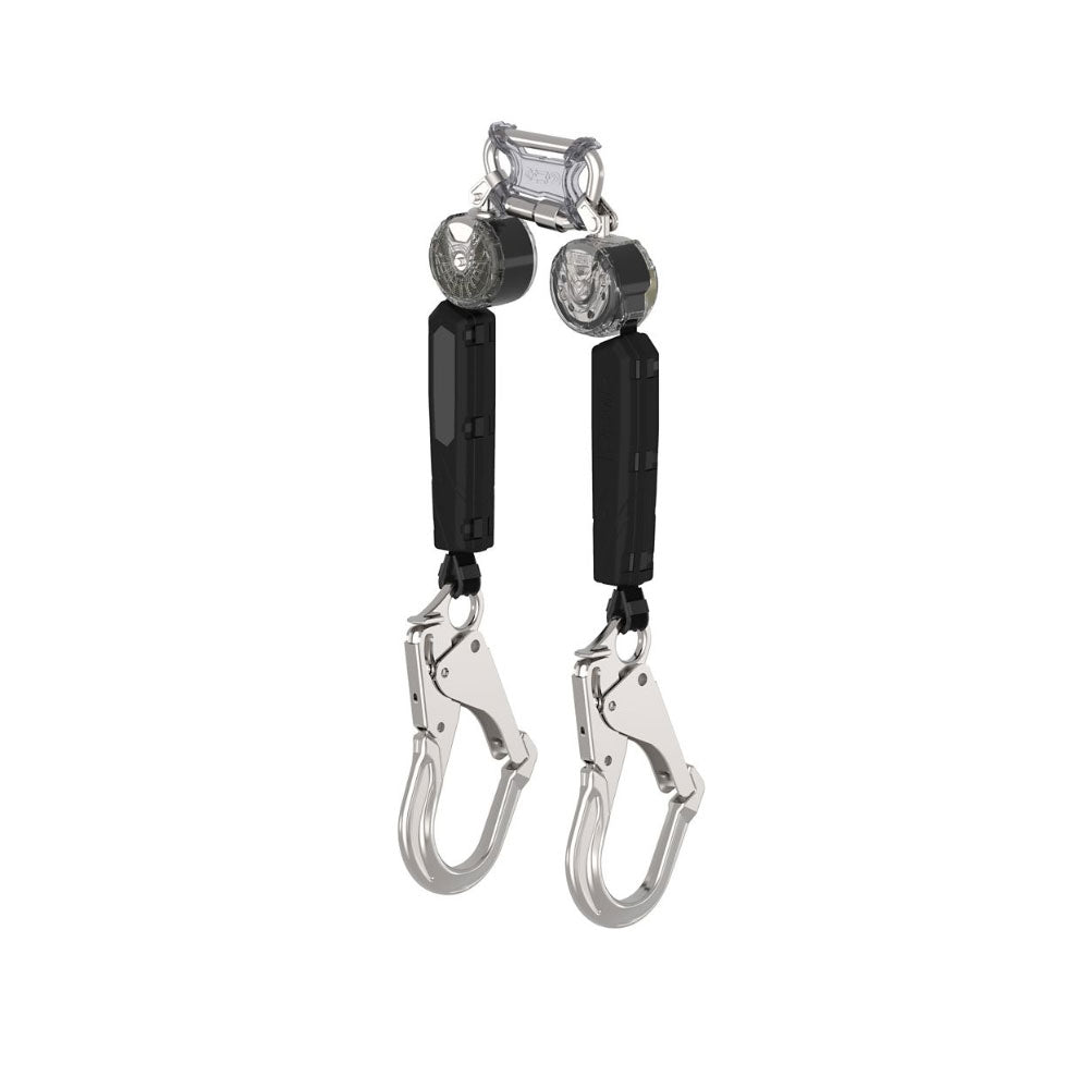 V-TEC WEB PFL, 6', twin-leg, AL36CL aluminum small swivel snaphook, twin link aluminum triple action carabiner